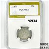 Image 1 : 1875 Twenty Cent Piece PGA PR63