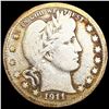 Image 1 : 1911-D Barber Quarter NICELY CIRCULATED
