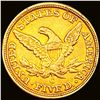 Image 2 : 1861-C $5 Gold Half Eagle CHOICE AU