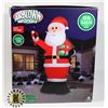 Image 1 : AIR BLOWN 12 FT INFLATABLE LED SANTA CLAUS