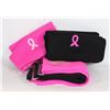 Image 1 : LOT OF FOUR BREAST CANCER AWARENESS SCARFS