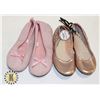 Image 1 : 2 NEW PAIRS OF BALLET SLIPPERS