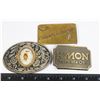 Image 1 : SET OF 3 BELT BUCKLES