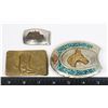 Image 1 : SET OF 3 BELT BUCKLES