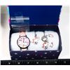 Image 1 : NEW 5 PC UNICORN WATCH AND JEWELRY SET