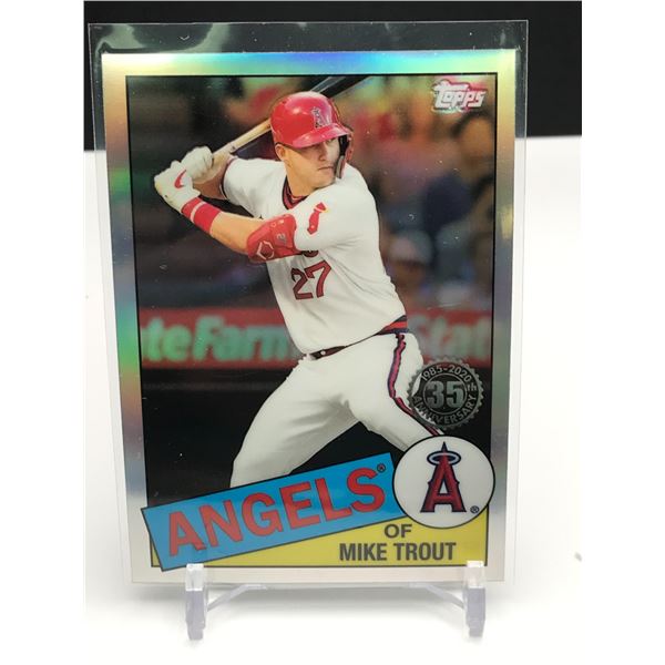 MIKE TROUT TOPPS 35TH ANNIVERSARY CARD