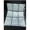 Image 2 : LOT OF 9 THURMAN THOMAS 1991 UD GAME BREAKERS HOLOGRAMS