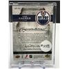 Image 2 : SAM GAGNER 2008-09 ARTIFACTS 'AUTOFACTS' AUTOGRAPH ROOKIE CARD