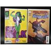Image 1 : MARVEL 1ST ISSUE COMIC BOOK LOT(SHE HULK/ SPIDER-HAM)