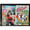 Image 1 : DUAL SIGNED WONDERMAN NO.1 AND SPIDER-MAN NO.1 COMIC BOOK LOT