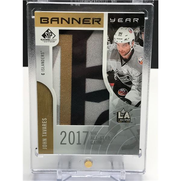 2017-18 UPPER DECK SP GAME USED PATCH JOHN TAVARES