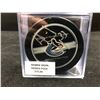 Image 1 : HENRIK SEDIN SIGNED VANCOUVER CANUCKS HOCKEY PUCK (GCG COA)