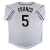 Image 1 : WANDER FRANCO SIGNED TAMPA BAY RAYS BASEBALL JERSEY (BECKETT COA)