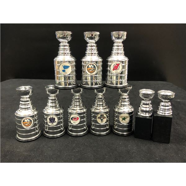 NHL MINI STANLEY CUPS LOT