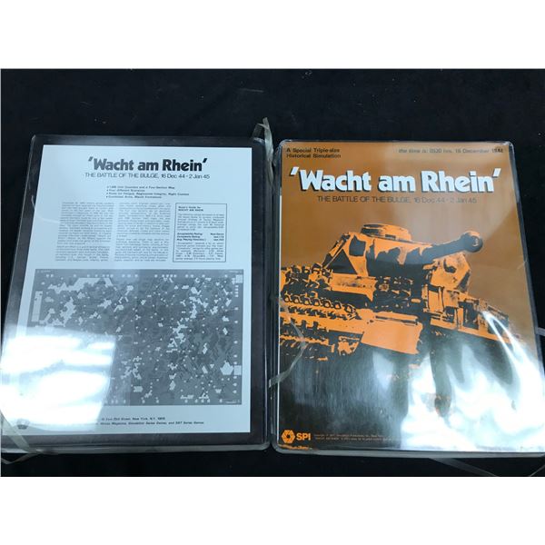 NEW OLD STOCK 1976 WACHT AM RHEIN STRATEGY GAME