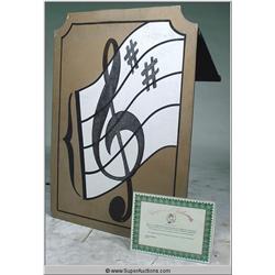 "The Mask" Starring Jim Carey Original Music Note Sheet Music Stand