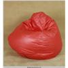 Image 1 : Red Soft Lounge Bean Bag 