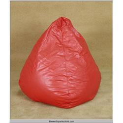 Red Soft Lounge Bean Bag 