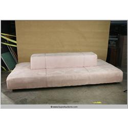 120"x60"x32" Light Tan Suede Covered Lobby Sofa Center Island