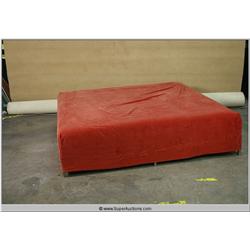 Large Orange Square Lobby Sofa Center Island