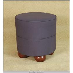 16" Diameter 18" High Blue Foot Stool