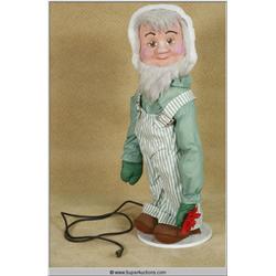 Christmas Animatronics Santa's Elf Helper with Green Suit  