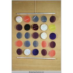 Swinging Mod Style 5' X 6' Multi-Colored Acrylic Wall Art 