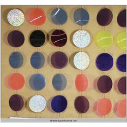 Swinging Mod Style 5' X 8' Multi-Colored Acrylic Wall Art 