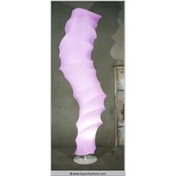 Large 17' Foot Tall Light Up Wire Sculpture with Removable Pink Cover