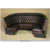 Image 1 : Large U-Shaped Tufted Diner Booth