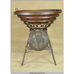 "Scorpion King" 2002 Ancient Egyptian Scorpion Crest on Stand with Fire Dish