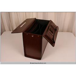 "Law Abiding Citizen" 2009 Brown Leather Business File Holder Suit Case