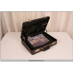 "Law Abiding Citizen" 2009 Black Leather Suit Case with Photo of Car