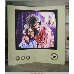 Large 10' Foot Hand Painted Golden Girls Decorative Mural Wall Panel