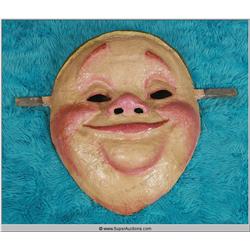 Jolly Fat Man French Hand Made/Hand Painted Wall Hanging Mask