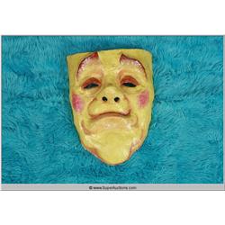 Sad Theater Face French Hand Made/Hand Painted Wall Hanging Mask
