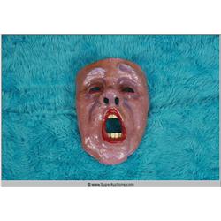 Open Mouth French Hand Made/Hand Painted Wall Hanging Mask