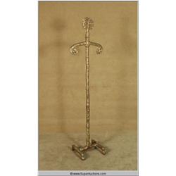 Unique Gold Hand Sculpted Coat Rack