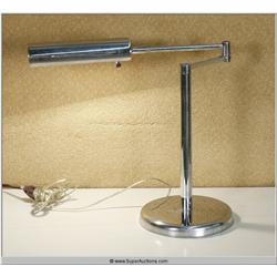 "Yes Man" 2008 with "Jim Carry" Original 1970's Chrome Desk Lamp used as a Movie Prop