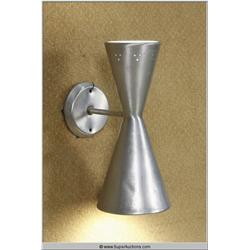 "Indiana Jones 4" 2008 Staring "Harrison Ford" Chrome Hour Glass Wall Sconce Used as a prop