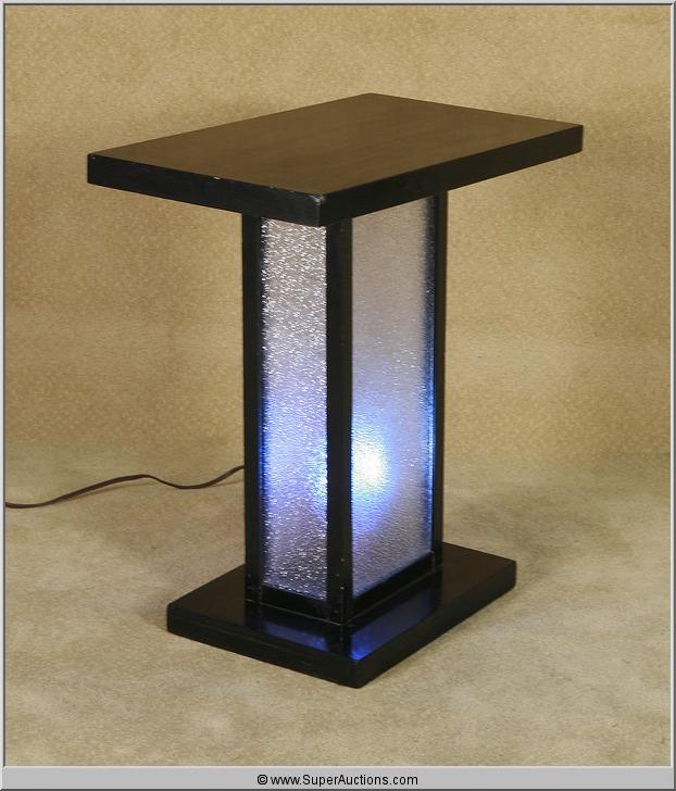 light up side table