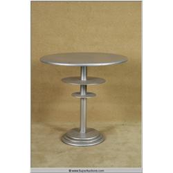 "Powder Blue" 2009 with "Patrick Swayze" Unique Silver Light up Club Side Table used as a Movie Prop