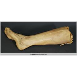 "Terminator " 2003 Staring "Arnold Schwarzenegger" Life Size Rubber male foot Screen Used Movie Prop