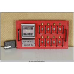 "Space Above and Beyond" 1995 Metal Switch Starter Board Movie Prop