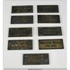 Image 1 : "Terminator 3" 2003 with "Arnold Schwarzenegger" Screen Used Grave Marker set of Eight From Sarah Co