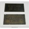 Image 1 : "Terminator 3" 2003 with "Arnold Schwarzenegger" Screen Used Grave Marker set of Two From Sarah Conn