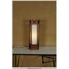 Image 1 : "Ray" 2004 starring "Jamie Foxx" Teak Mid Century Table Lamp with Shade used as a Movie Prop