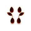 Image 1 : Genuine 13 ctw Garnet Earrings 14KT Rose Gold - REF-62W4Y