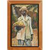 Image 1 : Seena Donneson, Man with Bananas, Painting