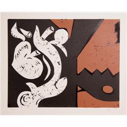 Charles Hewitt, Abstract Woodblock